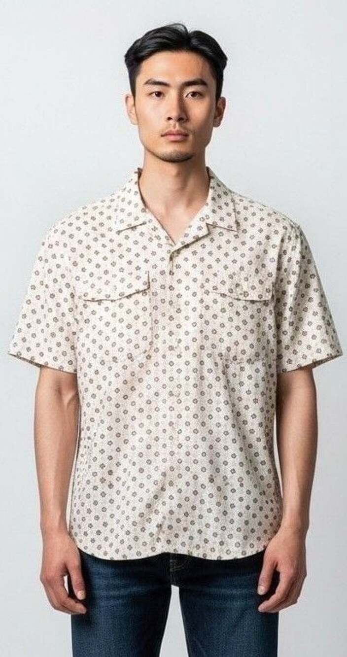 Express Soft Wash Short Sleeve Button Down Shirt Size XL